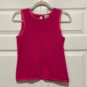 Talbots Vibrant Pink Kids Tank Top